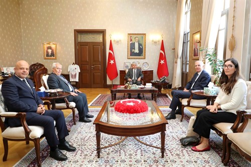 Vali Doğan, Fransa’nın Ankara Büyükelçisi Magro’yu Kabul Etti