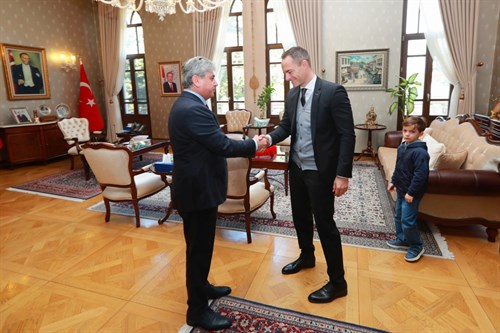 Kardeş Şehir Aalen Heyeti’nden Vali Doğan’a Ziyaret