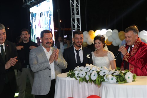 Valimiz Mustafa MASATLI Toplu Nikah Töreni’nde Nikah Şahidi Oldu